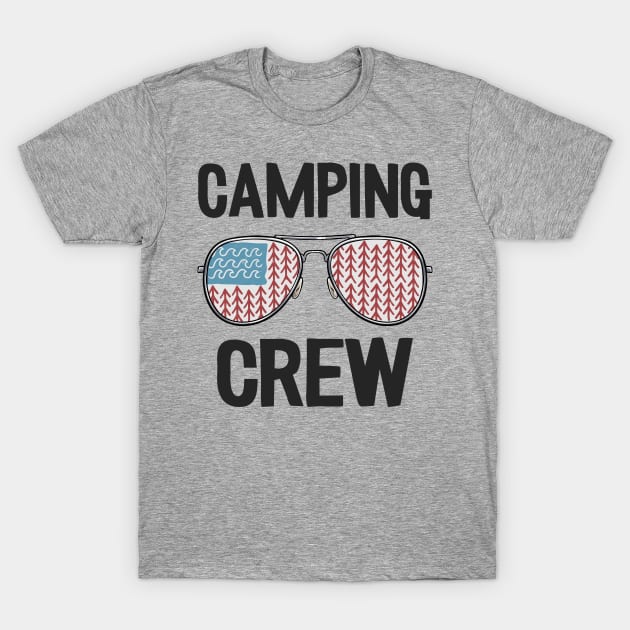 Camping Crew Funny Camping T-Shirt by Kuehni